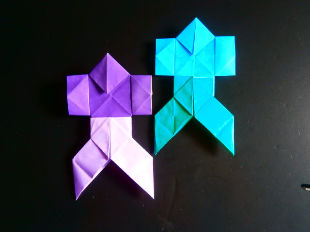 折り紙のやっこさんとはかまの折り方 作り方 簡単な伝承折り紙
